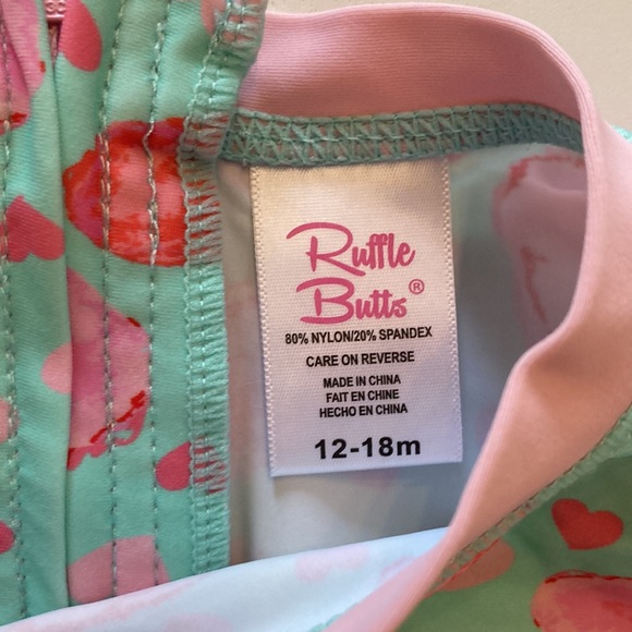 Ruffle Butts Toddler one piece Swimsuit - Size 12-18M - Picture 3 of 3